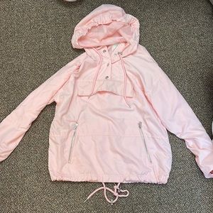 Forever 21 light pink raincoat size small
